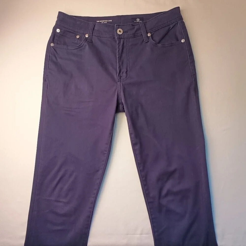 AG Adriano Goldschmied Kids Kingston Luxe Slim Skinny Jeans Purple Size 18